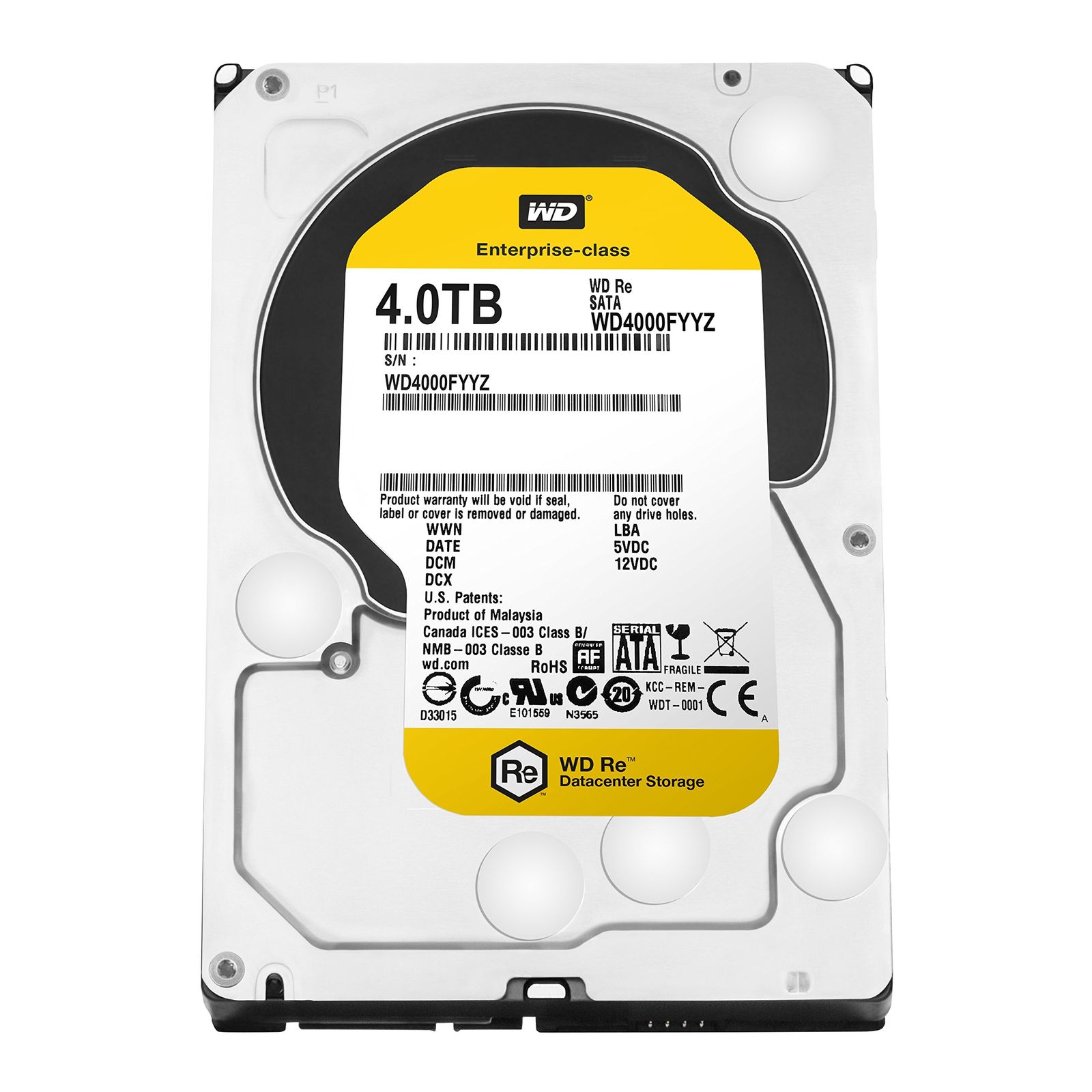 新品 Western Digital RE wd4000fyyz 4 TB 3.5 内蔵ハードドライブ