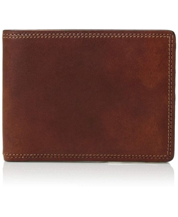 ボスカ メンズ アクセサリー 財布 レザー Bosca Mens Executive Wallet in Dolce Leather RFID Amber アンバー