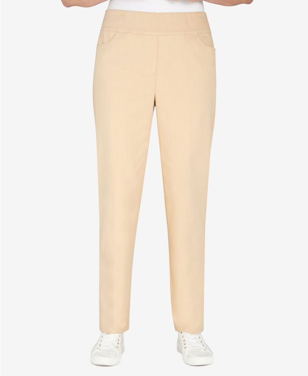 アルフレッド ダナー レディース ボトムス カジュアルパンツ ストレート プチ パンツ デニム Alfred Dunner Petite MidRise Pull On Straight Leg Denim Pants Petite Petite Short