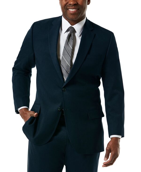 ハガー メンズ アウター ジャケット・ブルゾン トール ジャケット Haggar Mens Big and Tall Classic Suit Separates Jacket Dark Navy ネイビー