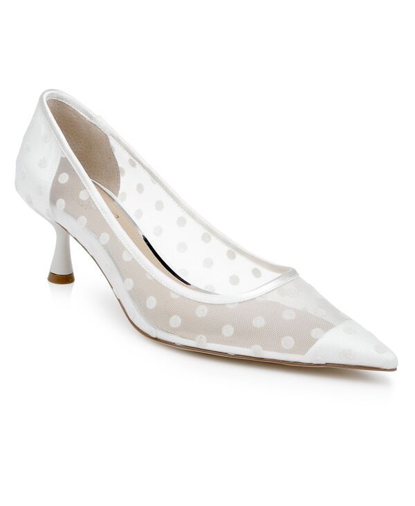 ジュウェルダグレイミシュカ レディース シューズ パンプス Jewel Badgley Mischka Womens Elena Evening Pumps Ivory Satin アイボリー