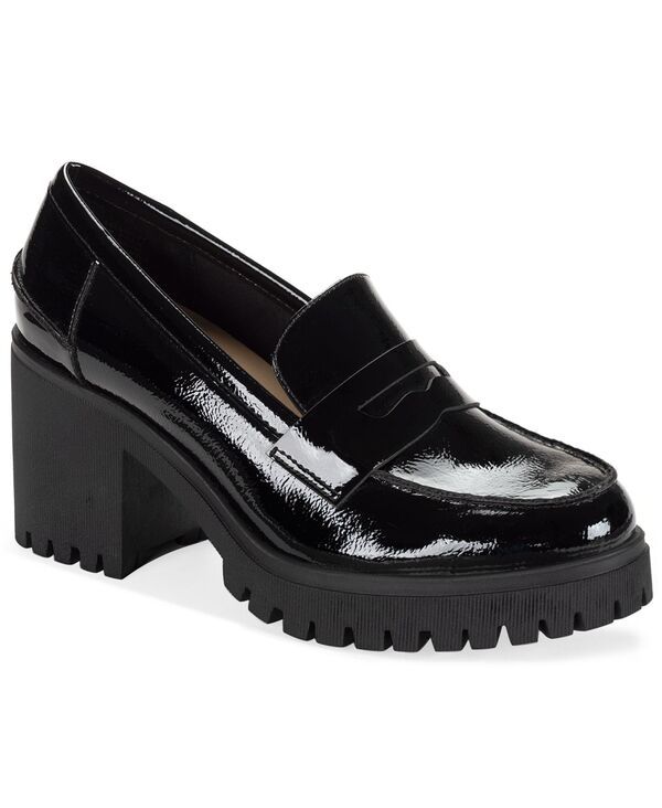 ワイルド ペアー レディース シューズ パンプス ローファー Wild Pair Womens Presscott Round Toe Loafers Black Patent ブラック