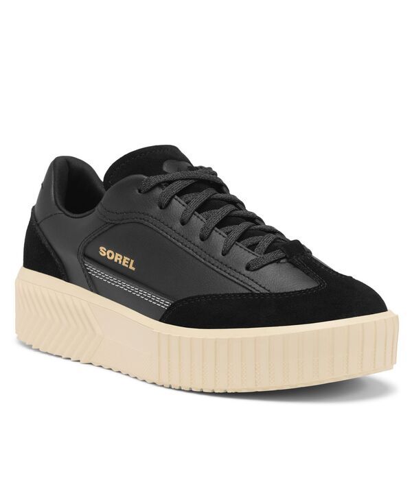 ソレル レディース シューズ スニーカー レース Sorel Womens Onave TToe LaceUp Sneakers Black Honey White ホワイト