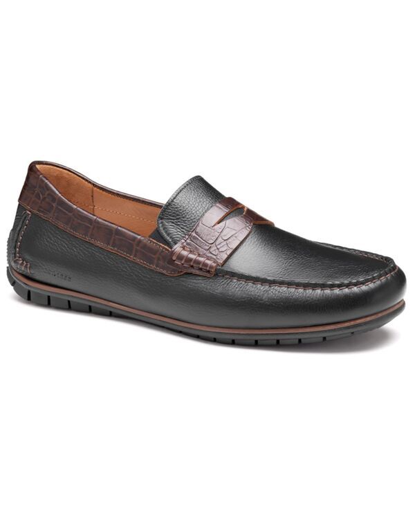 ジョンストンアンドマーフィー メンズ シューズ スリッポン・ローファー Johnston Murphy MenslipOn Round Toe Shoe Black ブラック