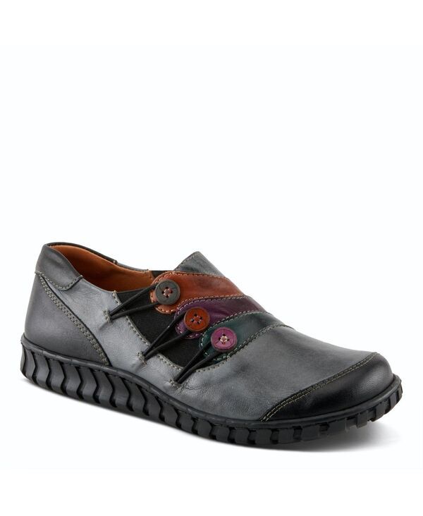 スプリングステップ レディース シューズ パンプス カラーブロック レザー Spring Step Neeta Colorblock Leather SlipOn Shoe with Removable Insole and Flexible Comfort