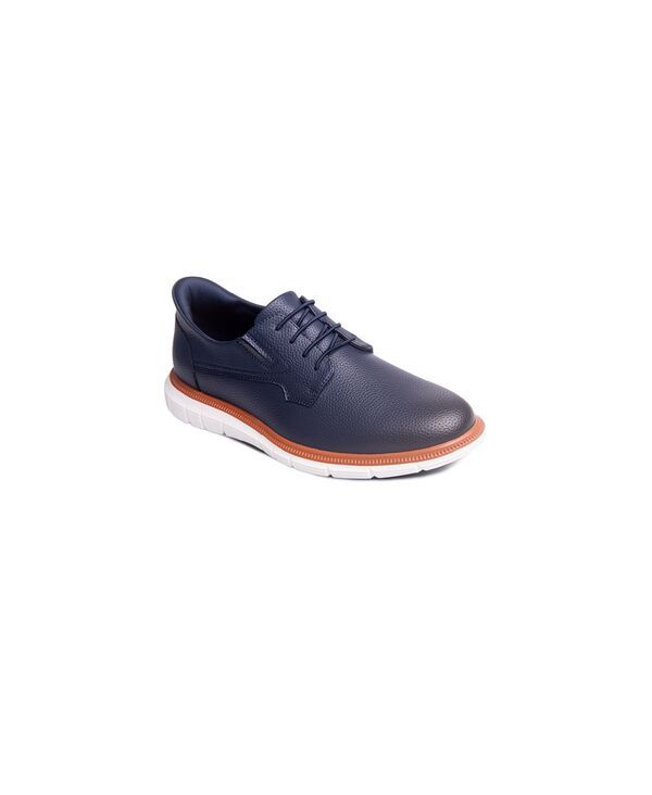 マークジョセフニューヨーク メンズ シューズ オックスフォード レザー Marc Joseph New York Mens Cloud Street HandsFree Slip On Lightweight Leather Oxfords Navy grai