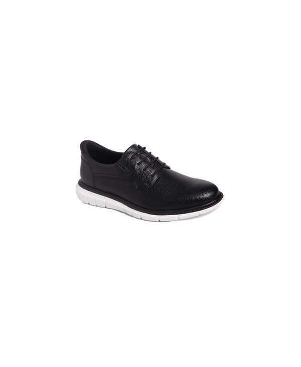 マークジョセフニューヨーク メンズ シューズ オックスフォード レザー Marc Joseph New York Mens Cloud Street HandsFree Slip On Lightweight Leather Oxfords Black gra