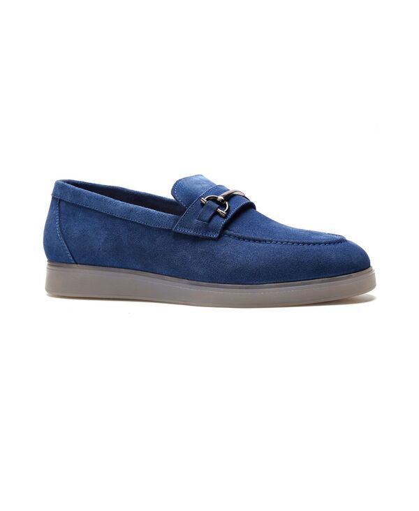 カルロスサンタナ メンズ シューズ スリッポン・ローファー Carlos by Carlosantana Mens Funkadelic Bit Loafers Blue ブルー
