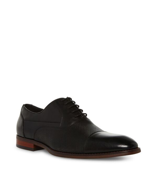 スティーブ マデン メンズ シューズ オックスフォード Steve Madden Mens Proctr Oxford Black leather ブラック