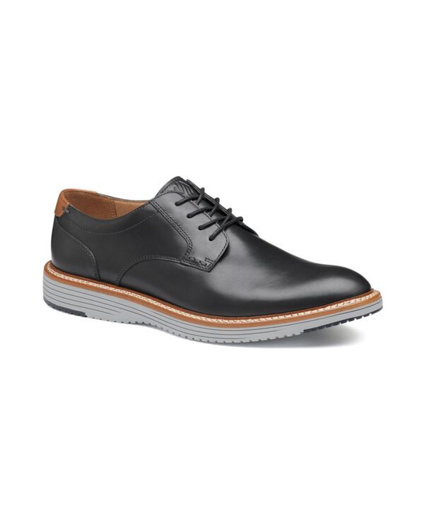 ジョンストンアンドマーフィー メンズ シューズ オックスフォード レース Johnston Murphy Johnston Murphy Hodges Plain Toe Oxford Casual Lace Up Shoe Black Full Grain