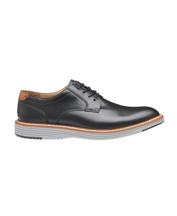 ジョンストンアンドマーフィー メンズ シューズ オックスフォード レース Johnston Murphy Johnston Murphy Hodges Plain Toe Oxford Casual Lace Up Shoe Black Full Grain