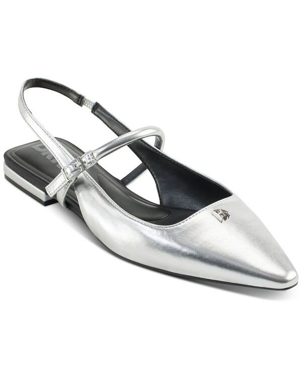 ダナ キャラン ニューヨーク レディース シューズ パンプス DKNY Womens Cairo Slingback Flats Silver シルバー