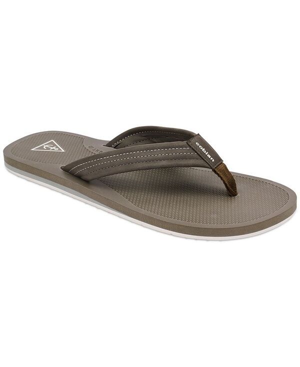 コビアン メンズ シューズ サンダル Cobian Mens Hobgood Anchor WaterResistant FlipFlops Tan タン