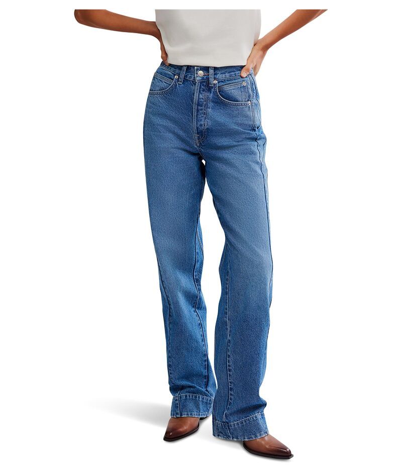 フリーピープル レディース ボトムス カジュアルパンツ Free People Stick Around Slim Curve Jean Stay For The Mo