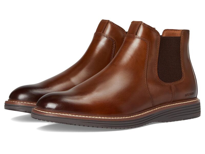 ジョンストンアンドマーフィー メンズ シューズ ブーツ・レインブーツ チェルシーブーツ チェルシー Johnston Murphy Upton Chelsea Boots Tan Full Grain タン