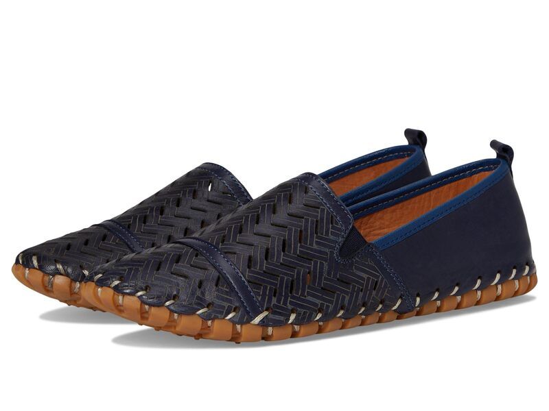 スプリングステップ レディース シューズ スリッポン・ローファー Spring Step Kapri Navy ネイビー