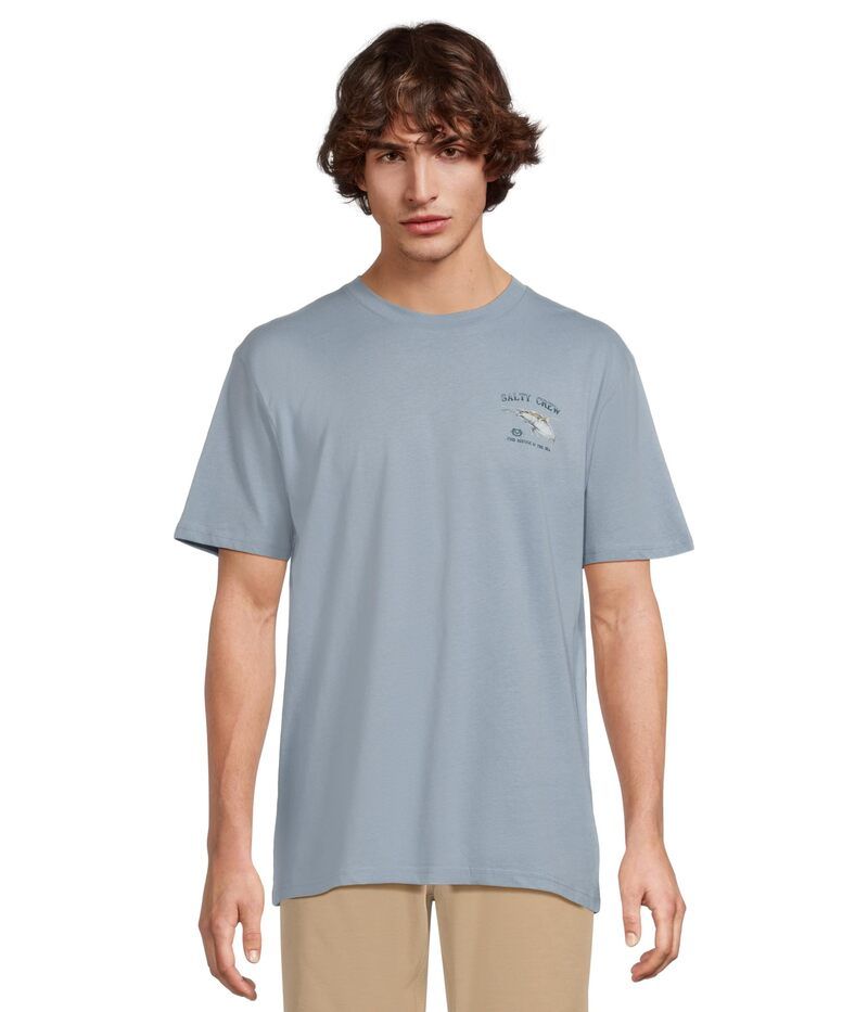 ソルティークルー メンズ トップス シャツ Tシャツ Salty Crew Surface Classic Short Sleeve Tee Blue Fog ブルー