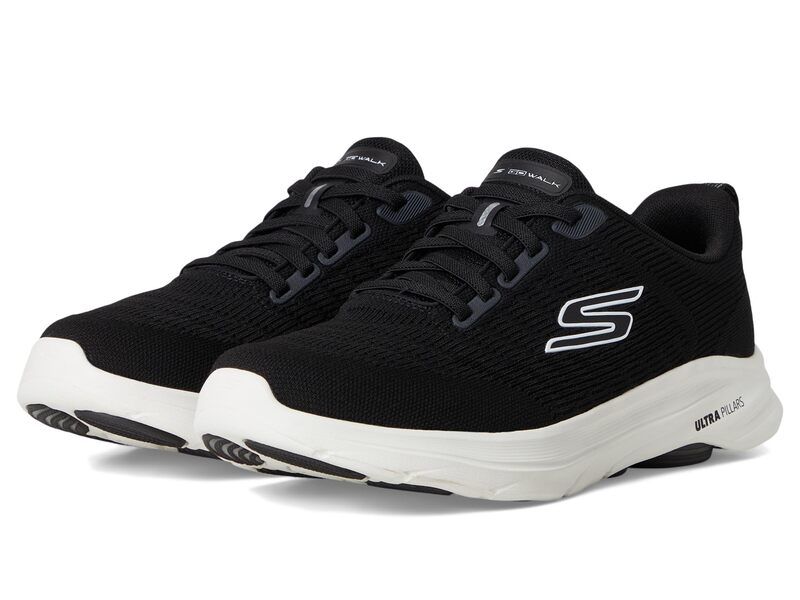 スケッチャーズ メンズ シューズ スニーカー SKECHERS Performance Go Walk 8 Day Hands Free Slipin BlackWhite ホワイト