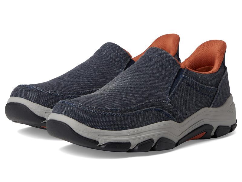 ロックポート メンズ シューズ サンダル Rockport Reece Dark Blue Canva ブルー