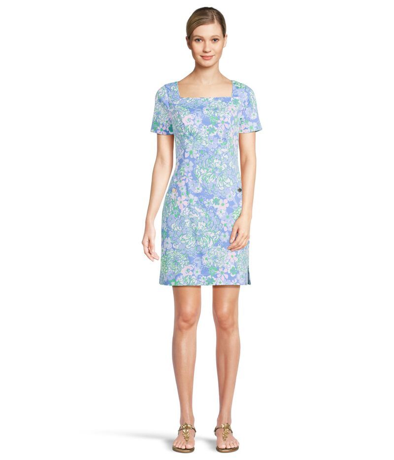 リリーピュリッツァー レディース トップス ワンピース Lilly Pulitzer The Short Sleeved Lilly S Sunwashed Blue ブルー