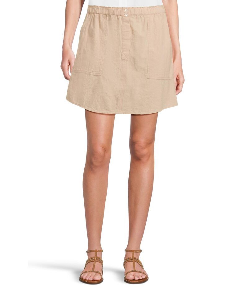 リラピー レディース ボトムス スカート Lilla P Round Hem Skirt Flax