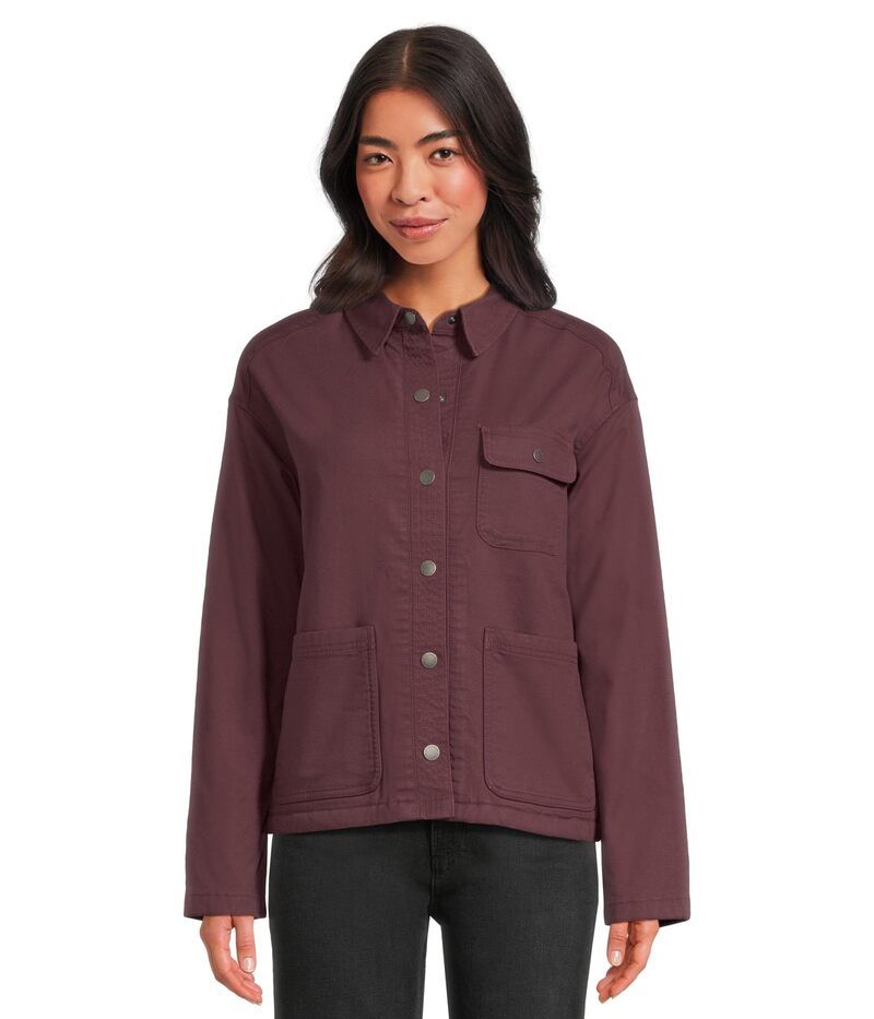 ロイヤルロビンズ レディース アウター コート キャップ Royal Robbins El Cap Canvashacket Loganberry