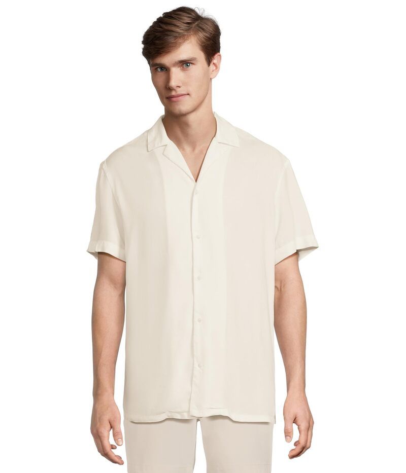 チャビーズ メンズ トップス シャツ Chubbies The Ivory Lotus Rayon Sunday Shirt Off White Sol オフホワイト