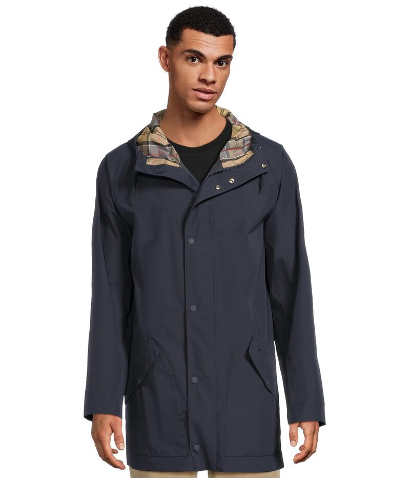バブアー メンズ アウター コート ジャケット Barbour Humbelton Waterproof Jacket Navy ネイビー