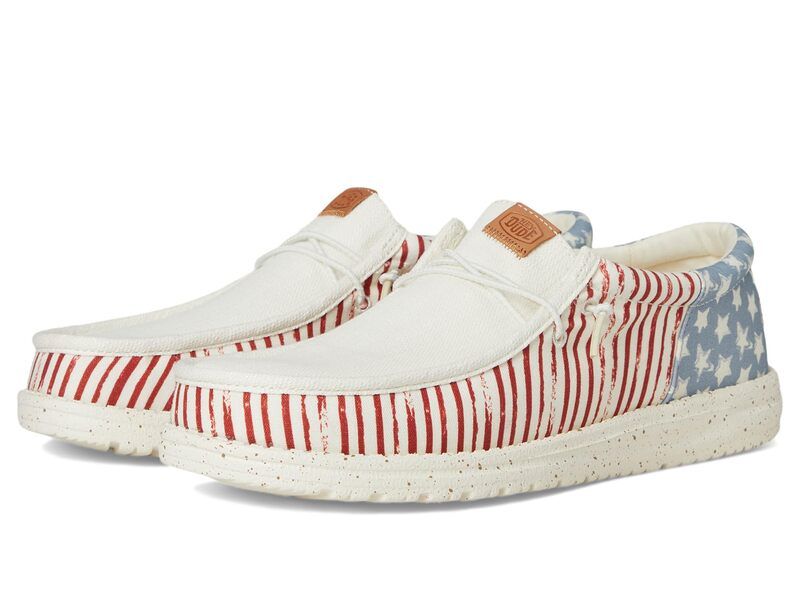 ヘイデュード メンズ シューズ スリッポン・ローファー Hey Dude Wally Funk Americana Stars American Flag 13,285円