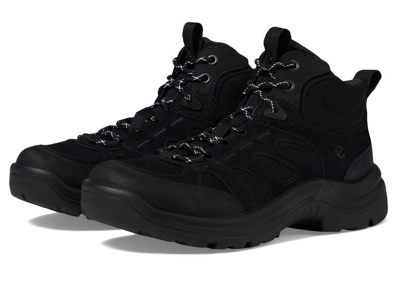 エコー レディース シューズ ブーツ・レインブーツ ECCO Sport Offroad Waterproof Mid Hiking Boots Black Oil Nubuc ブラック