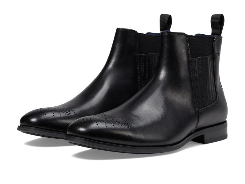 ステイシーアダムス メンズ シューズ ブーツ・レインブーツ チェルシーブーツ チェルシー Stacy Adams Bradley Chelsea Boot Black ブラック