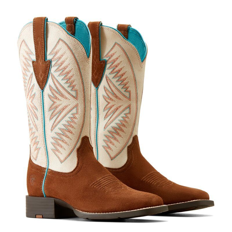 アリアト レディース シューズ ブーツ・レインブーツ Ariat Round Up Ruidoso Western Boots Cedaroughout