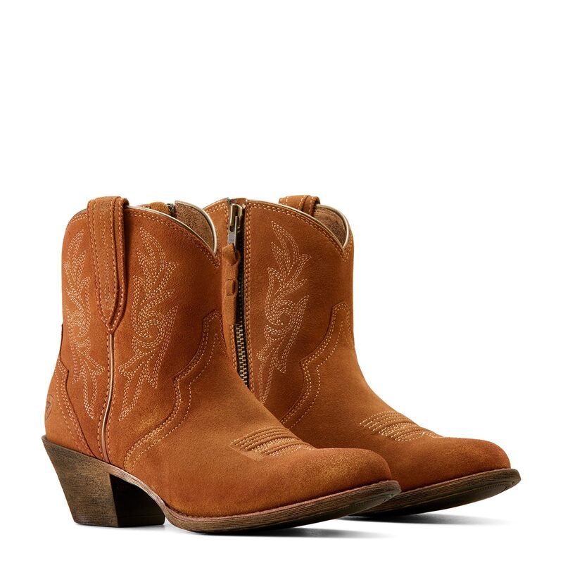アリアト レディース シューズ ブーツ・レインブーツ Ariat Harlan Western Boots Walnut Suede