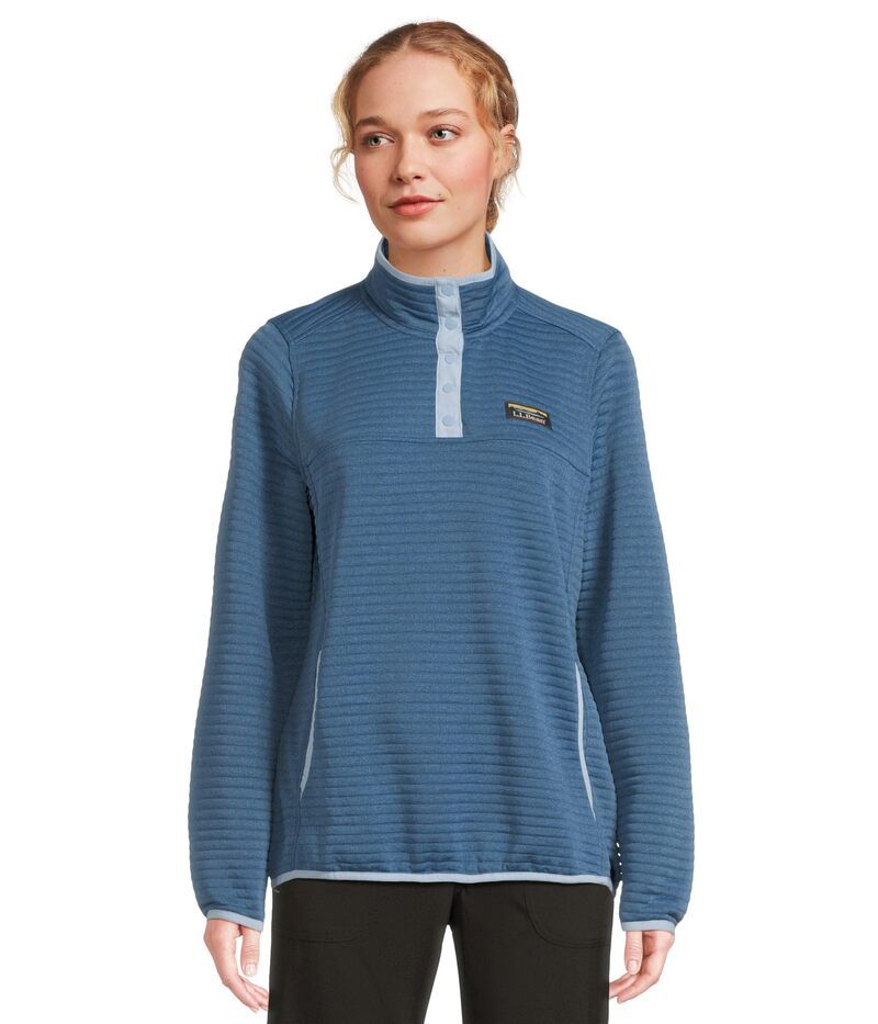 エルエルビーン レディース アウター パーカー・スウェット ニット LLBean Airlight Knit Pullover Light Ocean Hea