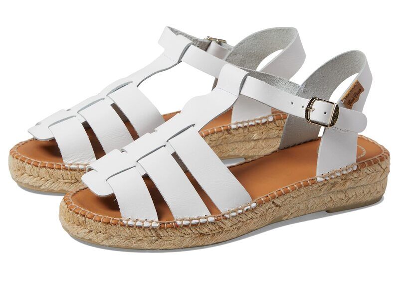 トニーポンズ レディース シューズ サンダル Toni Pons Emma White Leather ホワイト