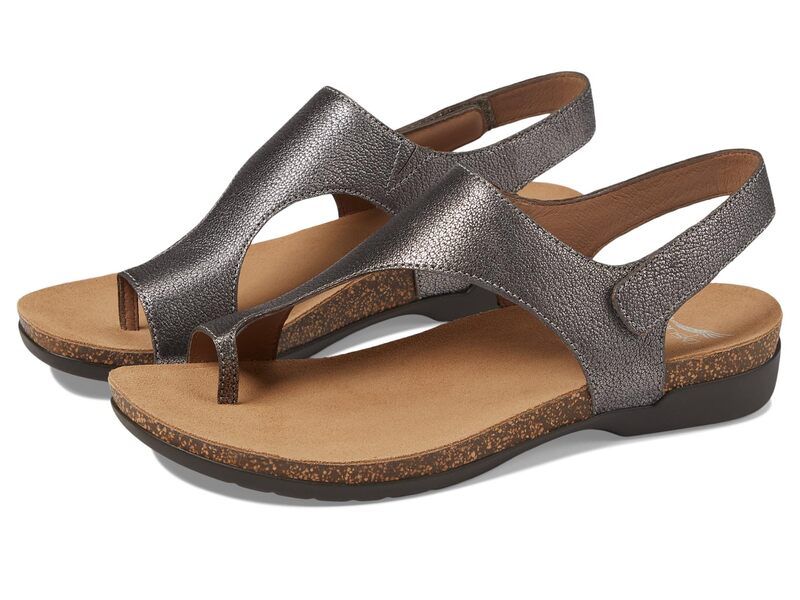 ダンスコ レディース シューズ サンダル Dansko Reece Pewter Metallic ピューター