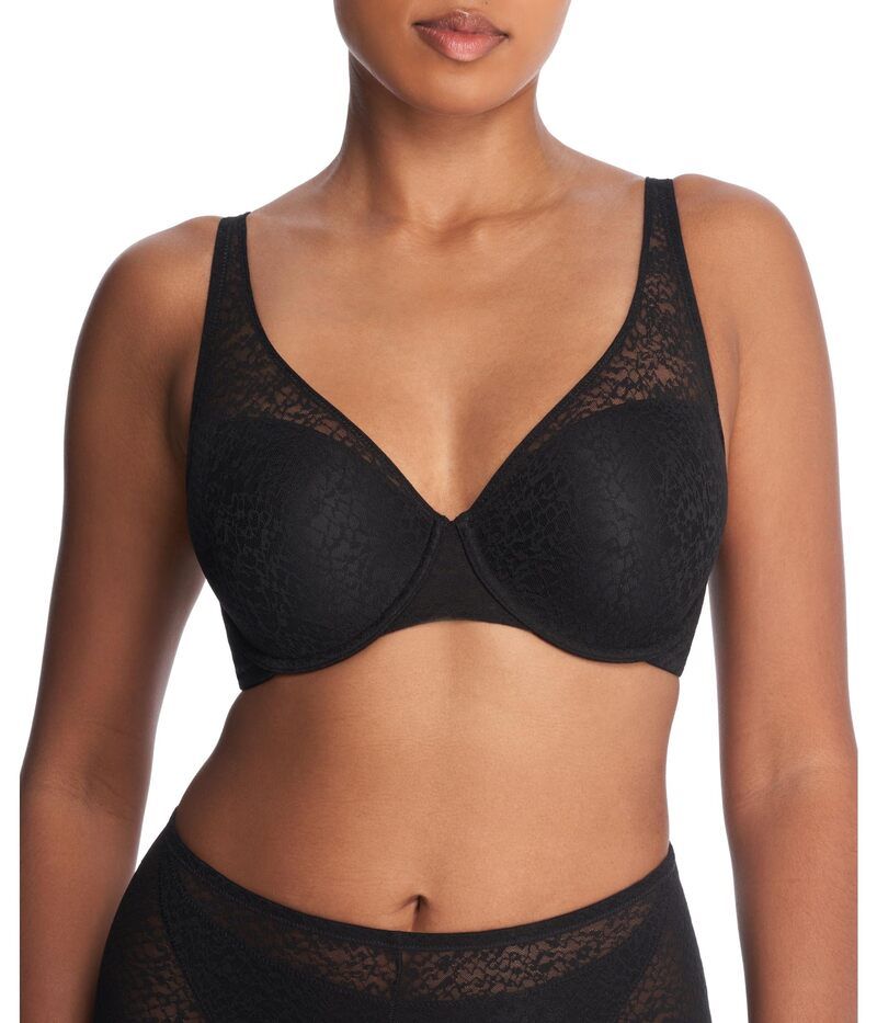 ナトリ レディース アンダーウェア ブラジャー Natori Pretty Smooth Full Figure Contour Underwire Black ブラック