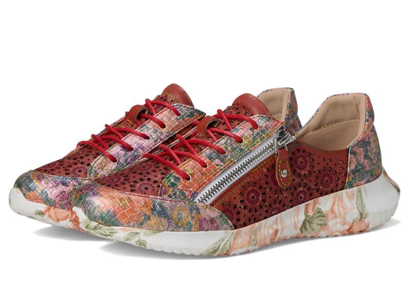 スプリングステップ レディース シューズ スニーカー LArtiste by Spring Step Jazzie Red Multi レッド