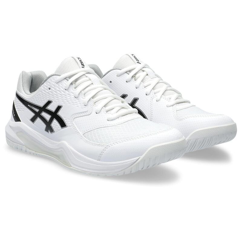 アシックス メンズ シューズ スニーカー ASICS GELDedicate 8 Tennis Shoe WhiteBlack ホワイト