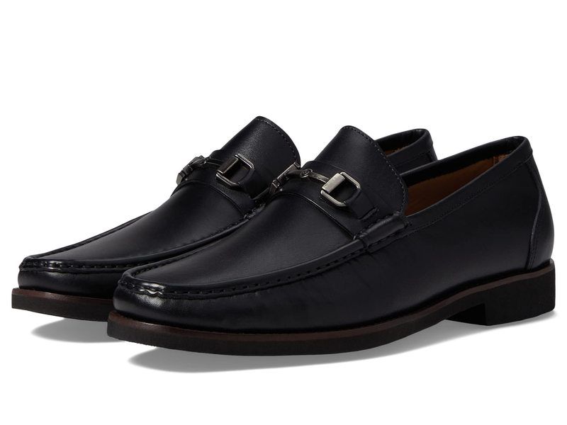 ピーター・ミラー メンズ シューズ スリッポン・ローファー レザー Peter Millar Crown Leather Bit Loafer Black ブラック