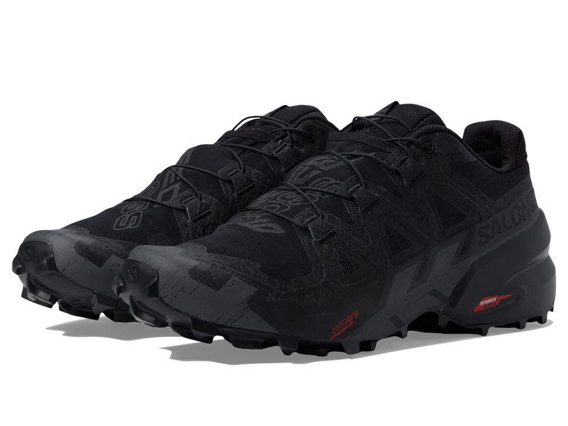 サロモン メンズ シューズ スニーカー Salomon Speedcross 6 BlackBlackPha ブラック