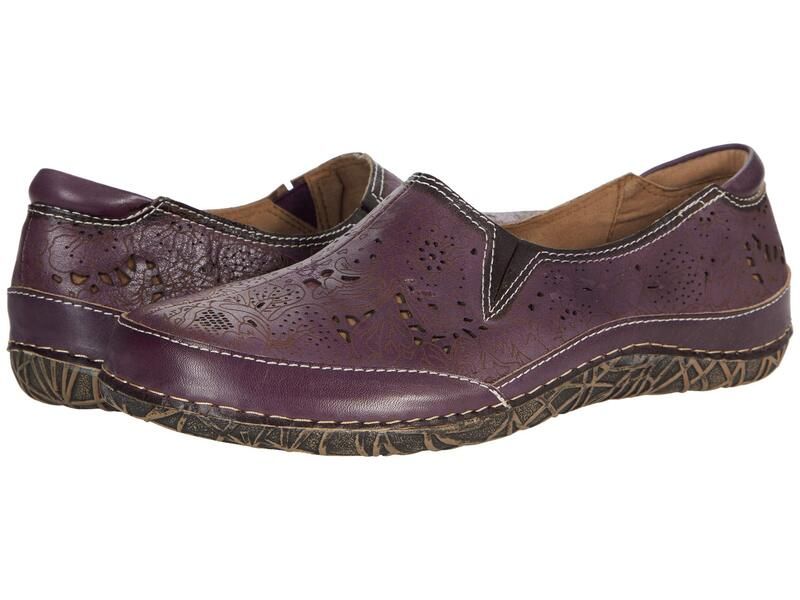 スプリングステップ レディース シューズ スリッポン・ローファー LArtiste by Spring Step Libora Purple パープル