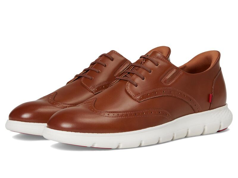 マークジョセフニューヨーク メンズ シューズ オックスフォード Marc Joseph New York Barnes Ave Hands Free Technology Cognac Napa Lea