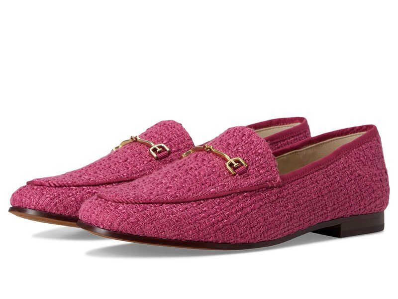 サムエデルマン レディース シューズ スリッポン・ローファー Sam Edelman Loraine LoaferMoc Shoes Fuchsia Frost フューシャ