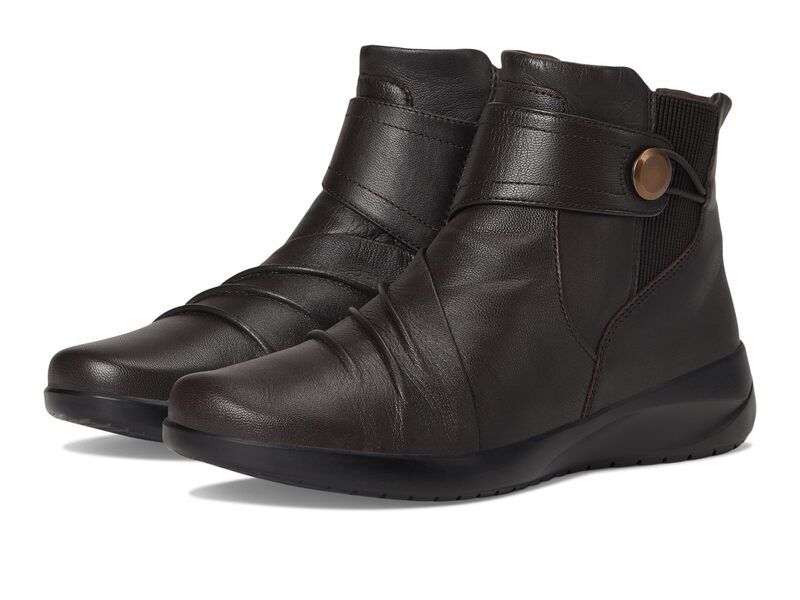 クラークス レディース シューズ ブーツ・レインブーツ Clarks Kaetlyn Sara Chocolate Leath チョコレート