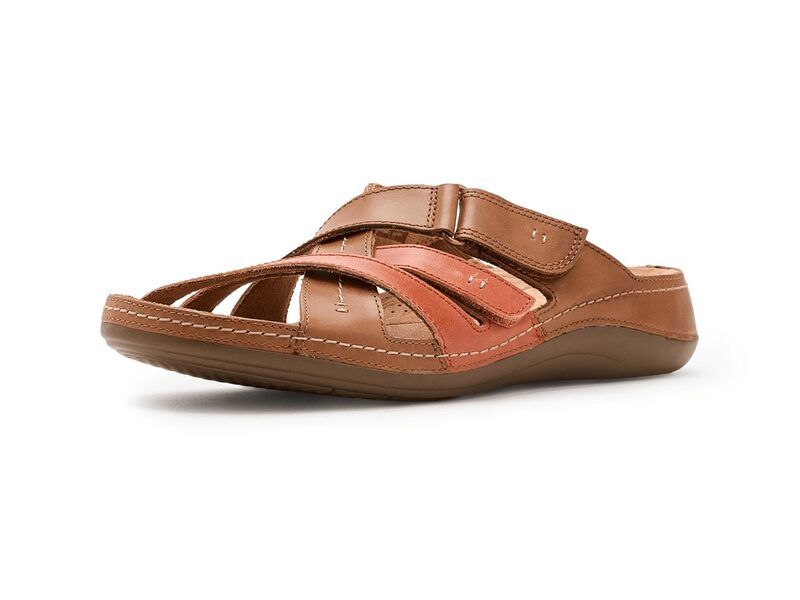 クラークス レディース シューズ サンダル Clarks Cecily Slide Tan Combi Leath タン