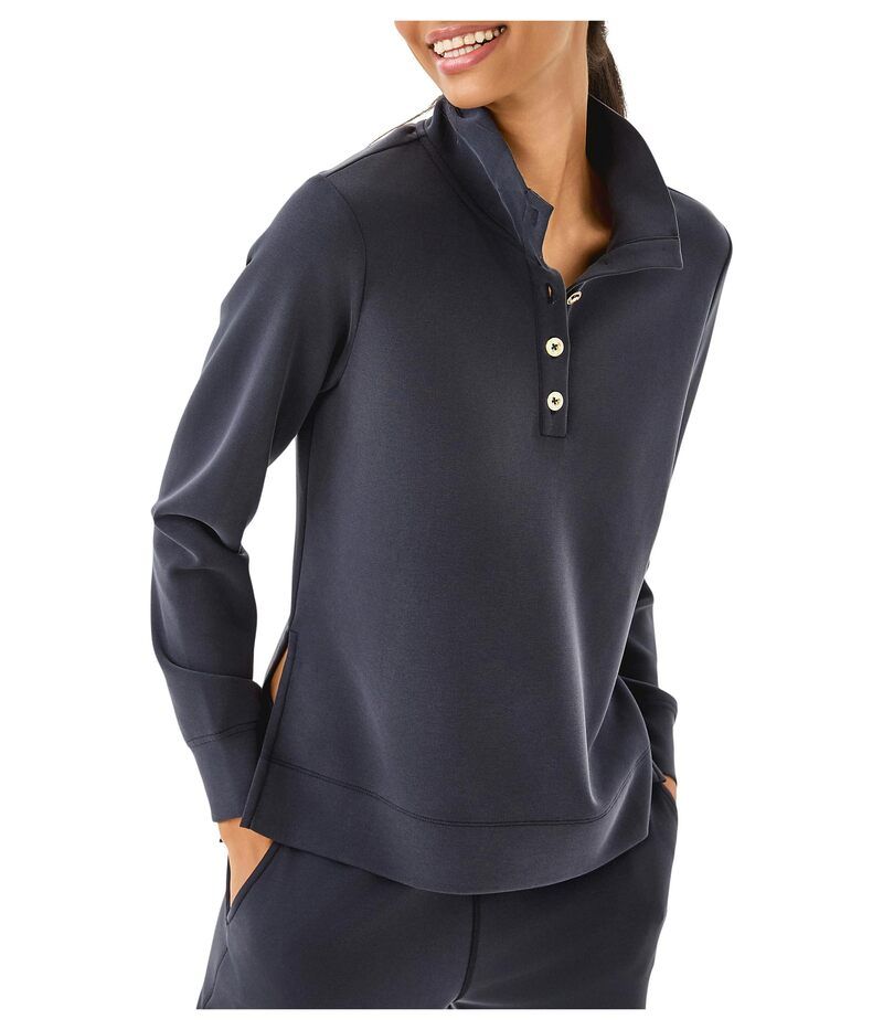 リリーピュリッツァー レディース アウター パーカー・スウェット Lilly Pulitzer Cowie Upf 50 Pullover Noir