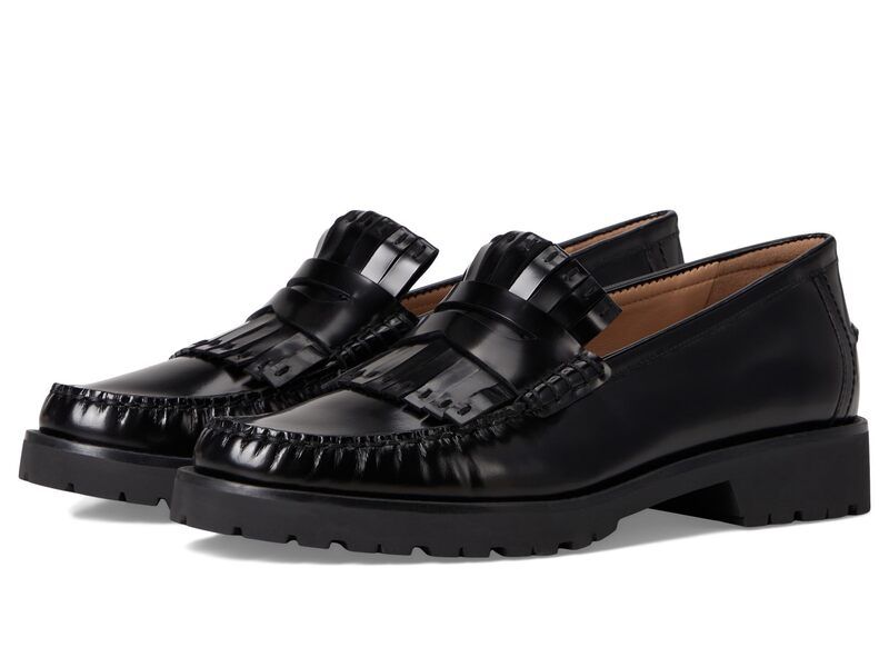 コールハーン レディース シューズ スリッポン・ローファー Cole Haan Treena Lug Kiltie Loafers Black Box Leath ブラック 25,056円