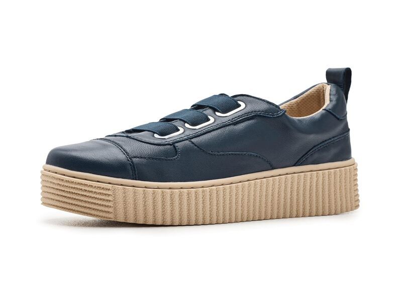 トロッターズ レディース シューズ スリッポン・ローファー Trotters Bliss Navy ネイビー