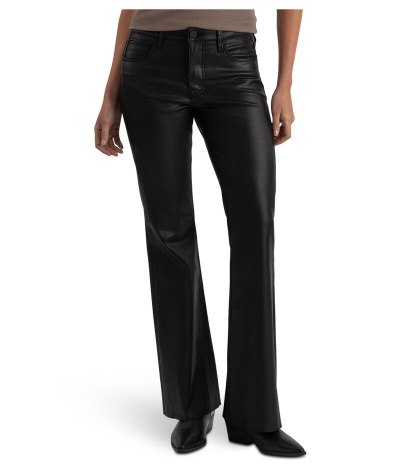 カットフロムザクロス レディース ボトムス デニムパンツ KUT from the Kloth Stella HighRise Fab Ab Flare With Raw Hem Black ブラック
